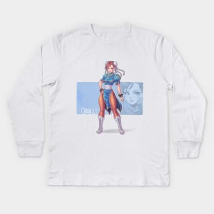 Chun Li Kids Long Sleeve T-Shirt